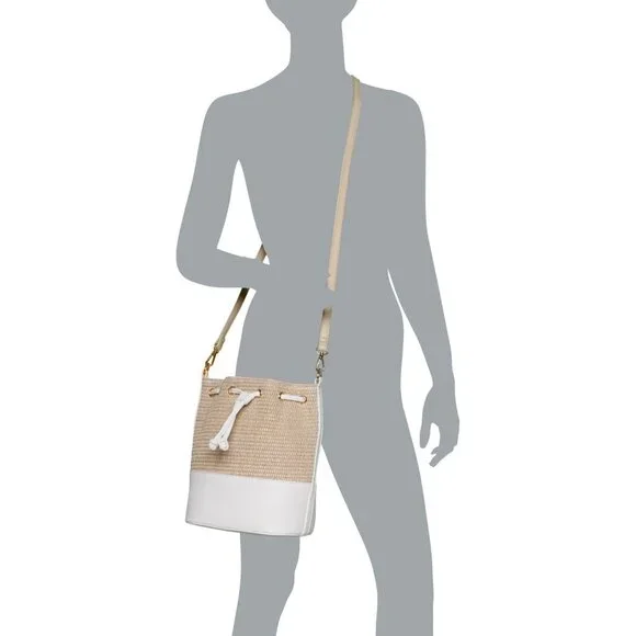 NEW Tan Moda Luxe Crossbody Bag Purse Lined Pockets NWT - Picture 2 of 8